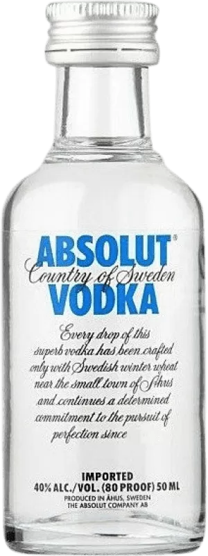 Absolut Blue Miniature 50 ml