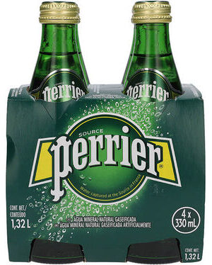 água perrier 4 x 330 ml